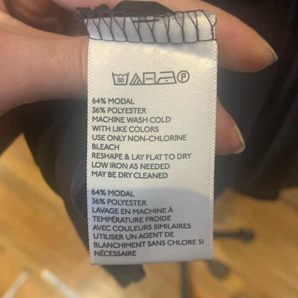 Flowy/flirty - charcoal mini dress - Picture 5 of 5